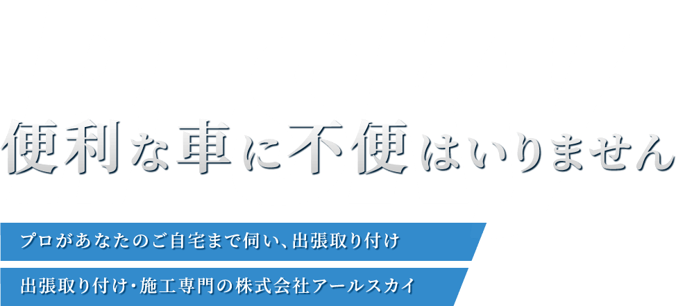 便利な車に不便はいりません