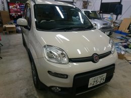 FIATパンダ　カーナビ・バックカメラ取付